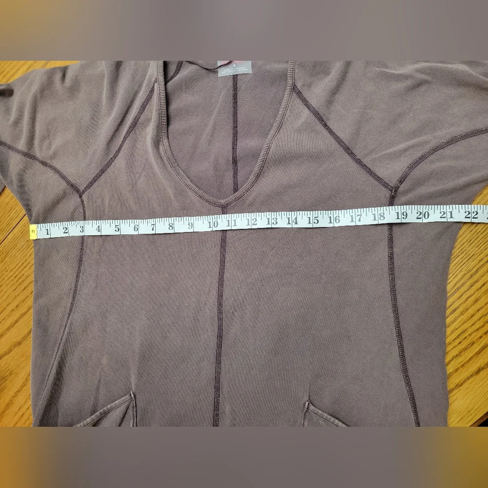 Free People FP Movement Hot Shot Long Sleeve Romper Dark Espresso Brown Small - Picture 10 of 14